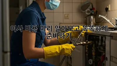 이사 비용 미리 알아보고 똑똑하게 준비하기!